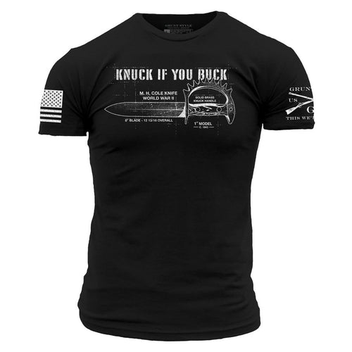 Grunt Style Knuck If You Buck T-Shirt - Black T-Shirt