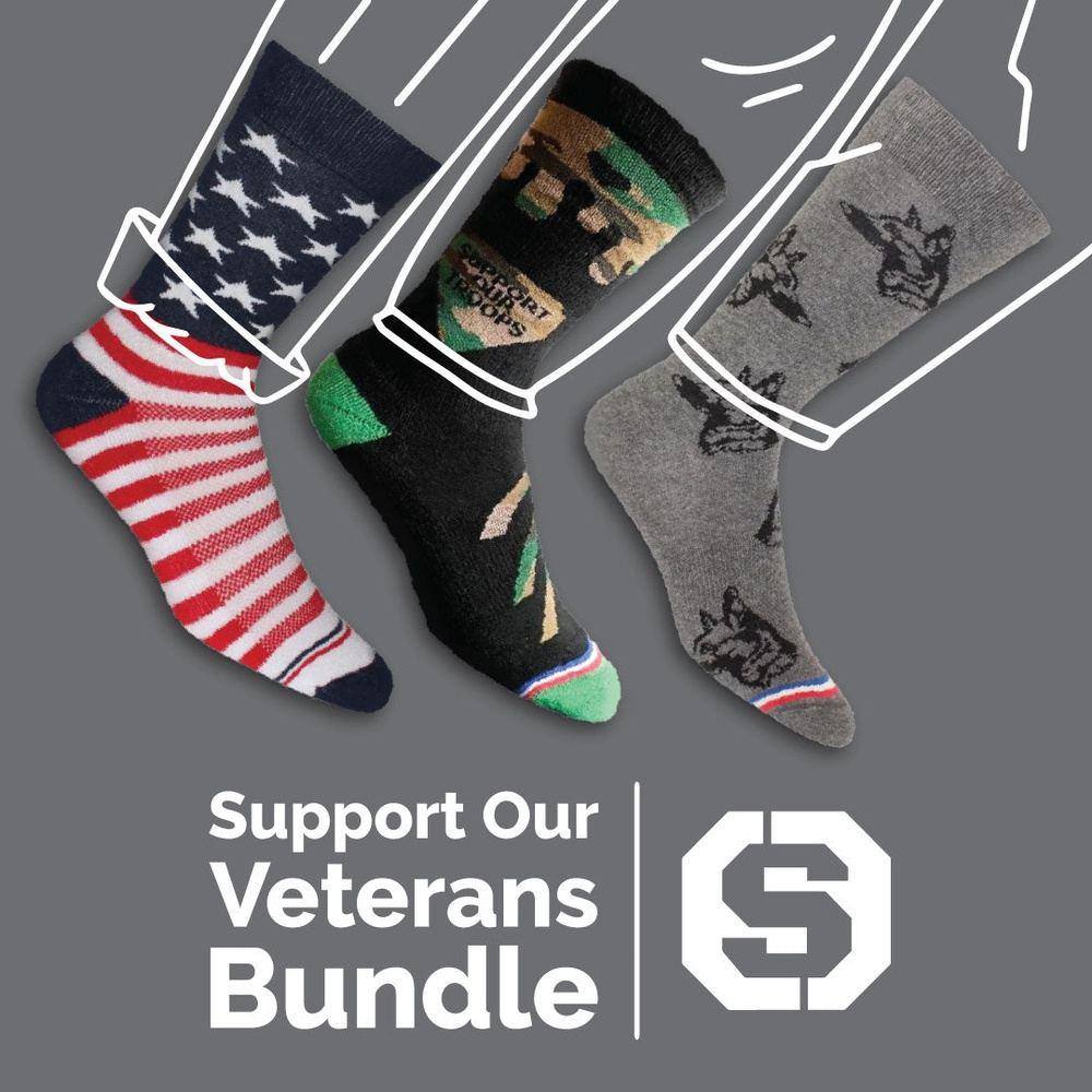Support Our Veterans Socks Bundle Grunt Style, LLC
