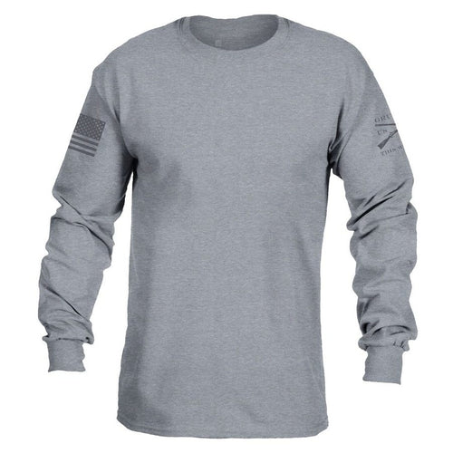 Grunt Style Basic Long Sleeve - Dark Heather Gray ls tees