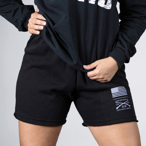Women's R&R Fleece Shorts - Black