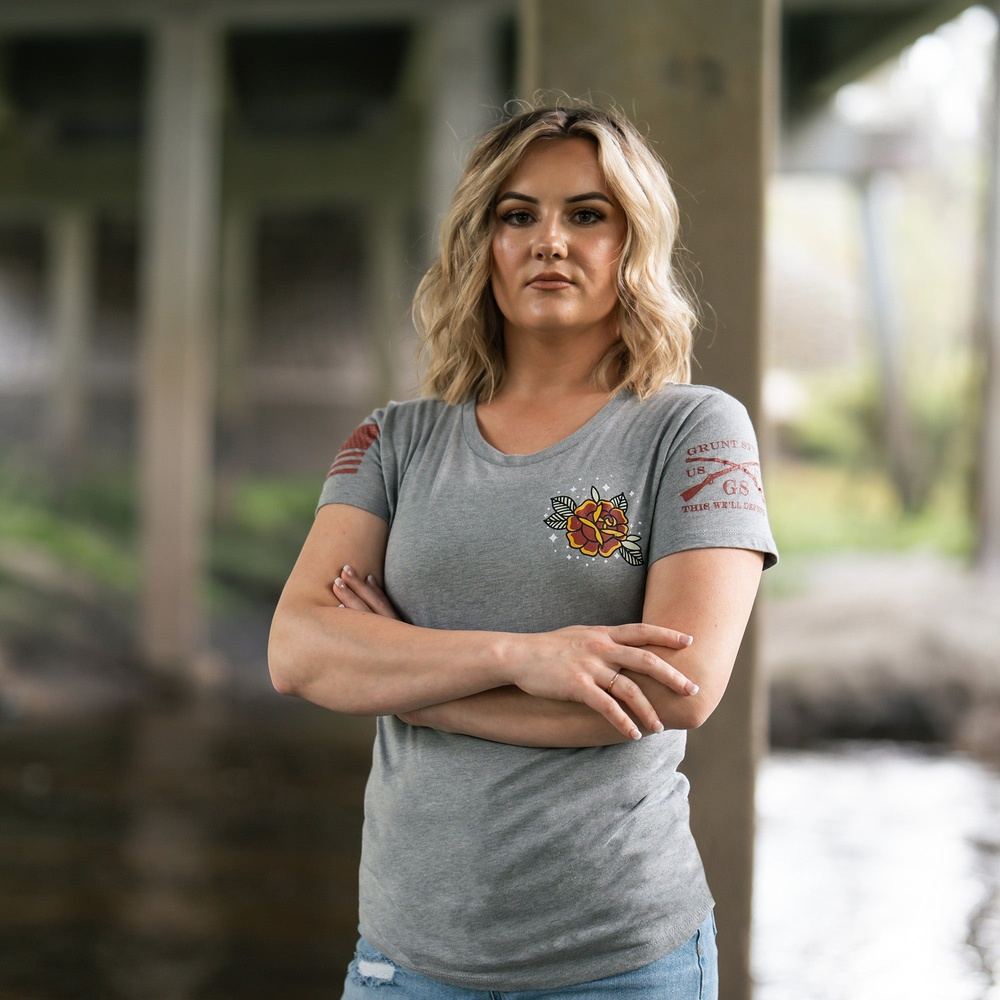 Women's Leader Of The Pride Slim Fit T-Shirt - Dark Heather Gray