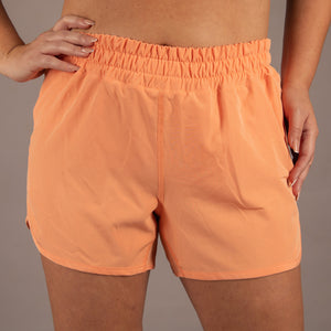 Women's Agility Shorts - Apricot Crush