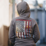 American Flag Hoodie - Women's 