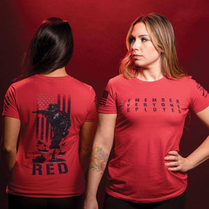 Women's RED Friday Slim Fit T-Shirt - Red