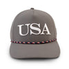 USA Rope Lightweight Performance Hat - Gray