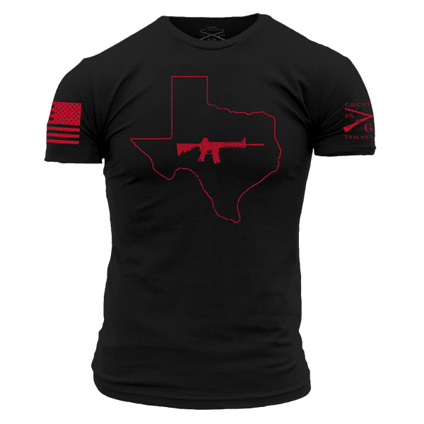 visit the fort hood retail store for the men's 2nd amendment texasl exclusive tee