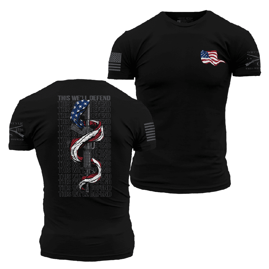 Patriotic TShirt This We'll Defend 2A Grunt Style, LLC
