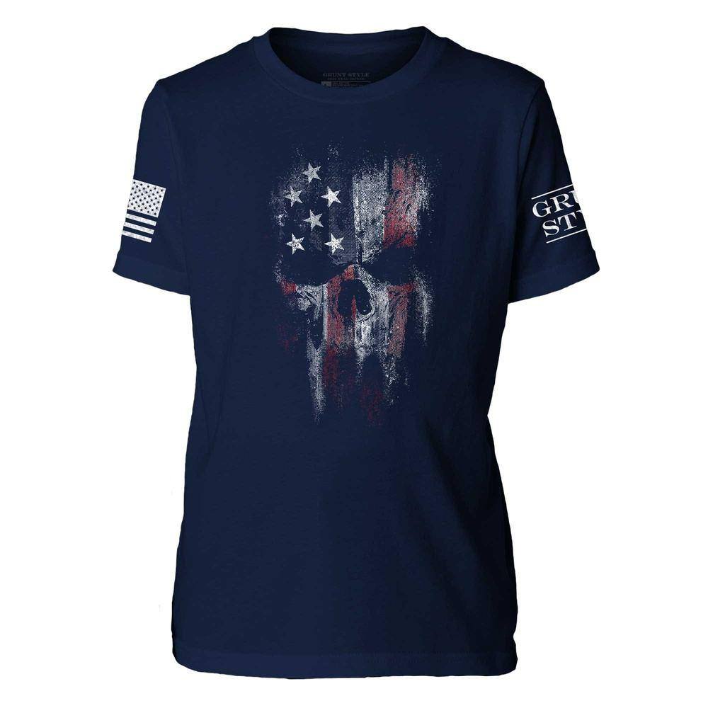 Youth Patriotic T-Shirt American Reaper Grunt LLC