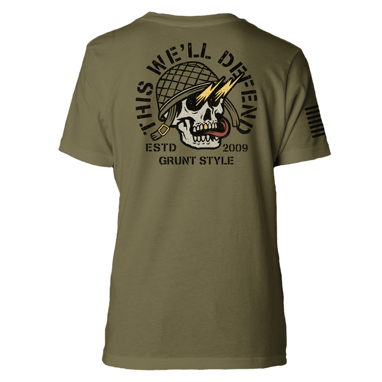 Youth Patriotic Shirt - Death Skull