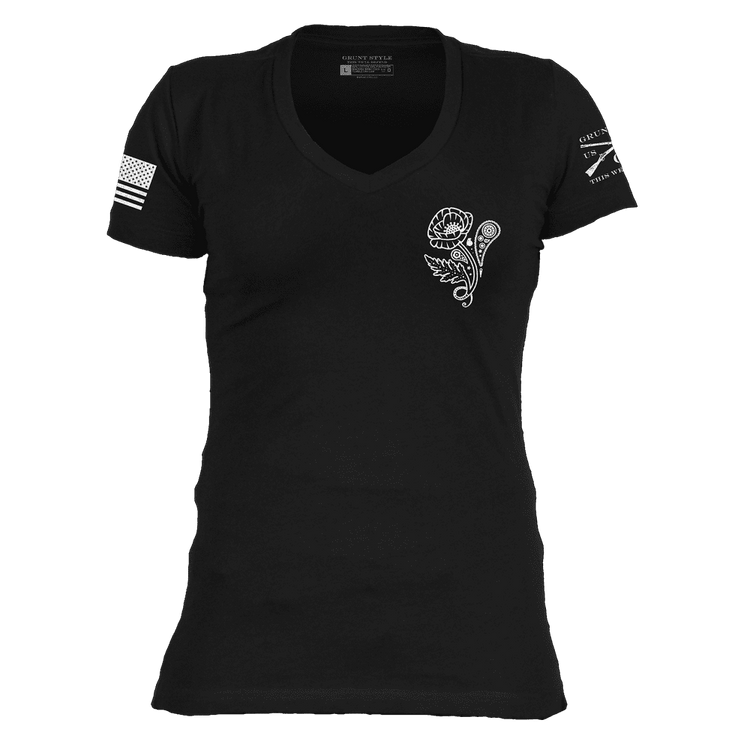 Patriotic Shirt for Women - Death Paisley