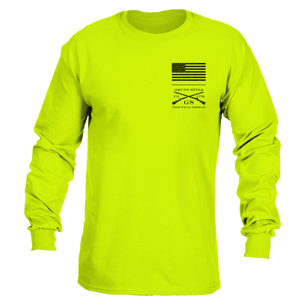 High Visibility Work Shirt for Men - Long Sleeve 