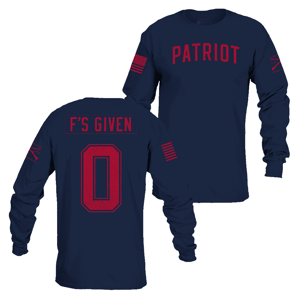 Patriotic Shirt - Zero Fucks Given