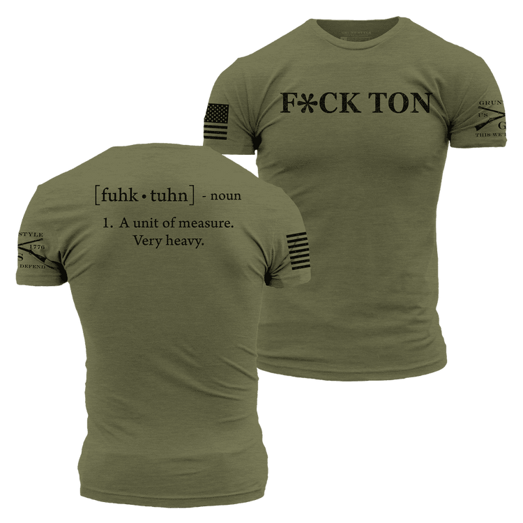 Military T-Shirt - Fuck Ton Definition 