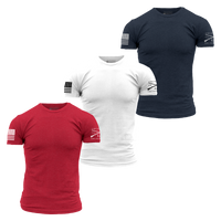 Standard Issue 3-Pack Core Basic T-Shirts - Patriot Pack