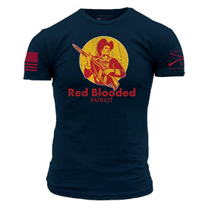 Red Blooded T-Shirt - Midnight Navy