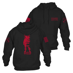 R.E.D. All Forces Hoodie - Black