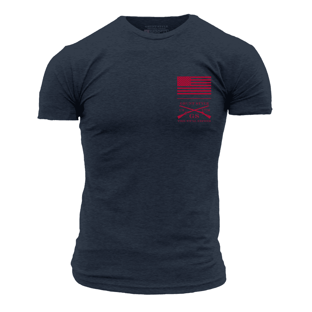 2A Stars and Stripes T-Shirt - Midnight Navy