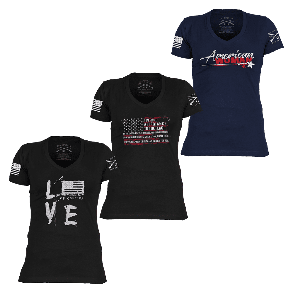 women's patriotic shirts  - bundle deal 