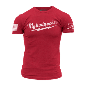 My Body Aches T-Shirt - Red