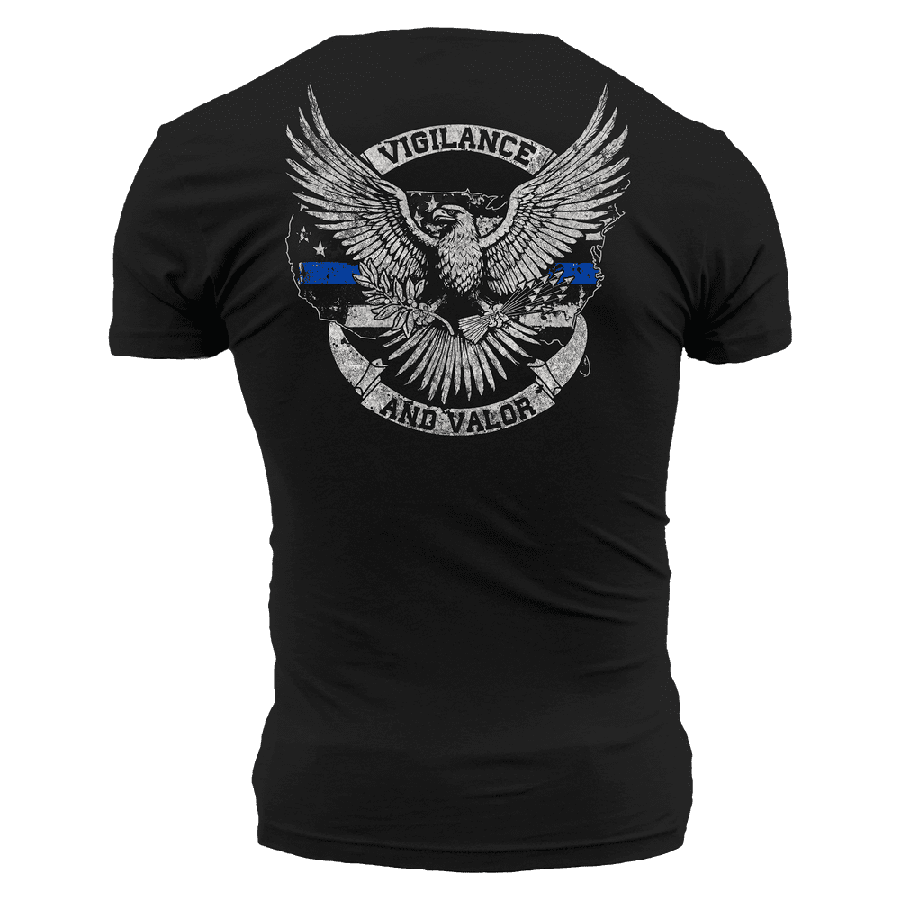 Police Support Shirts - Vigilance and Valor 