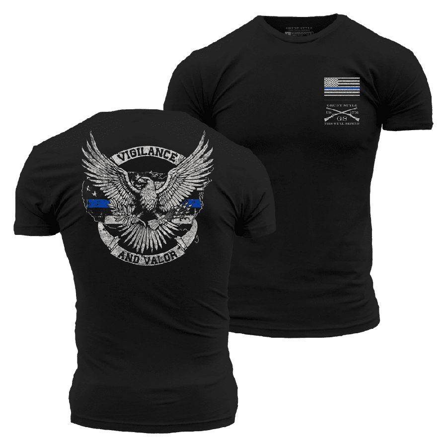 Police Shirts Vigilance and Valor 