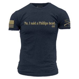 I Said A Phillips Head T-Shirt - Midnight Navy