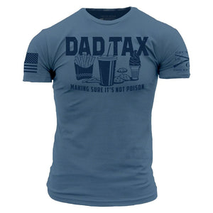 Dad Tax T-Shirt - Captain's Blue
