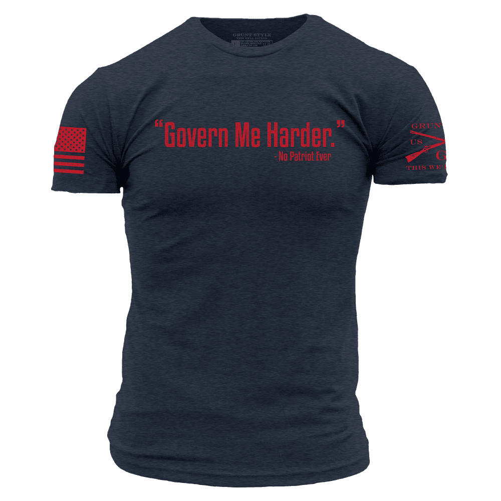 Govern Me Harder T-Shirt - Midnight Navy