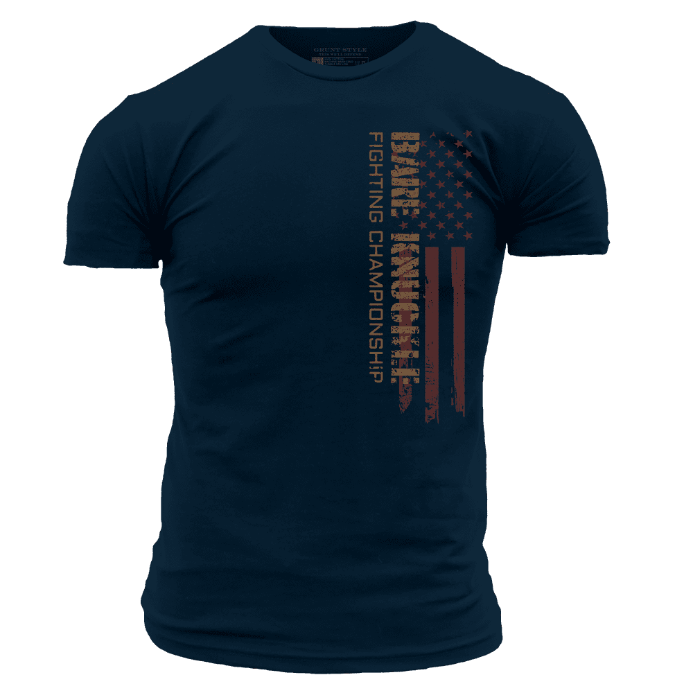 BKFC Stars and Stripes T-Shirt - Midnight Navy