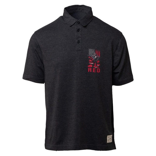 RED Friday Cruiser Polo - Heather Black