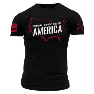 America T-Shirt - Black