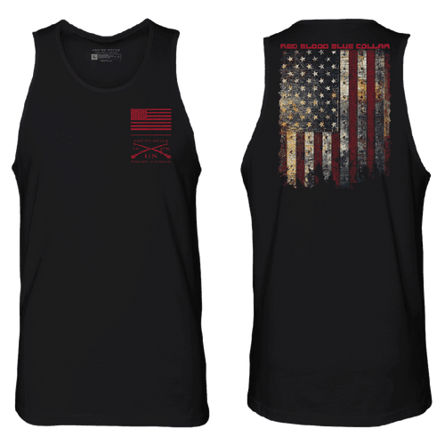 Red Blood Blue Collar® Tank - Black