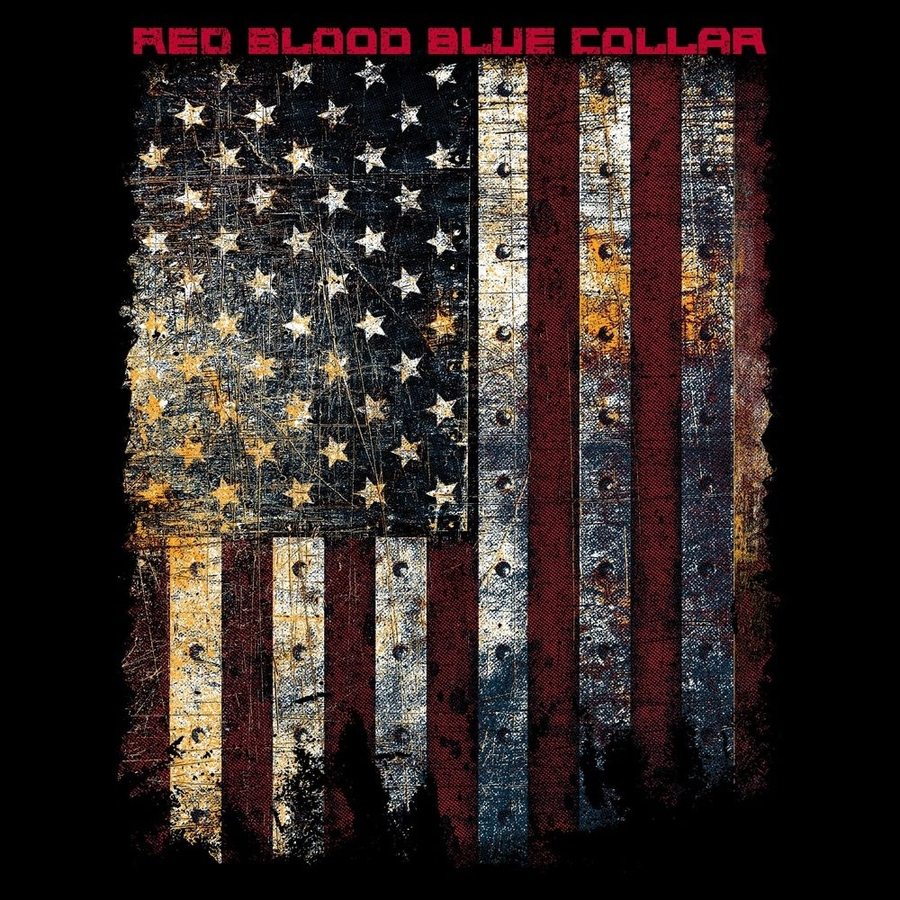 Red Blood Blue Collar® T-Shirt - Black