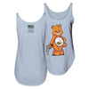 Women's Bang Bear Flowy Tank - Stonewash Denim
