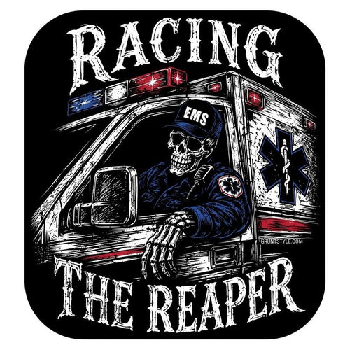 Racing The Reaper Sticker