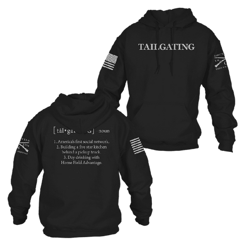 Tailgating Defined Hoodie - Black