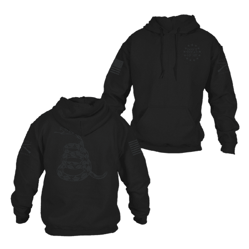 Blackout Gadsden Hoodie - Black