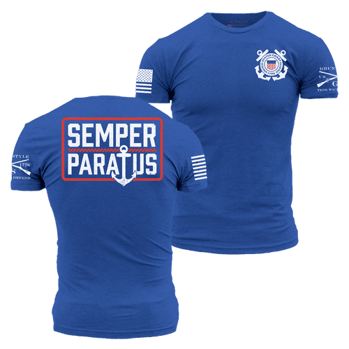 Grunt Style USCG - Semper Paratus T-Shirt - Royal