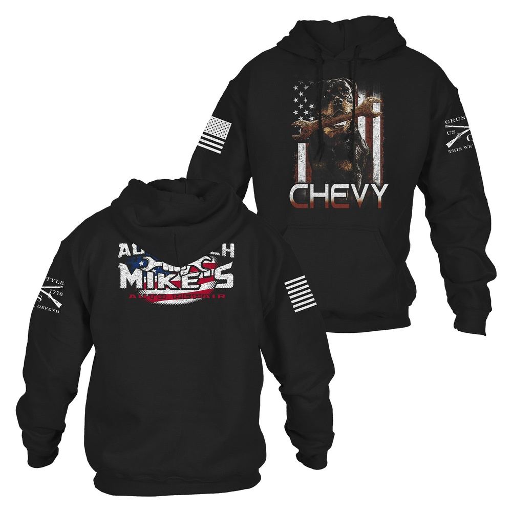 Chevy the mascot Autotech Mike Hoodie