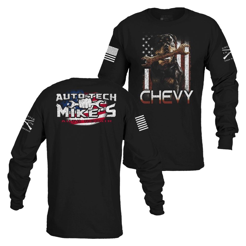 Chevy the mascot Autotech Mike Long Sleeve