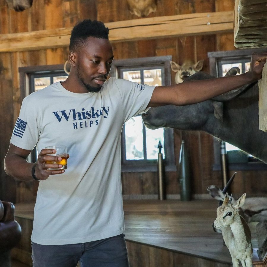 Grunt Style Whiskey Helps™ T-Shirt - Sand T-Shirt