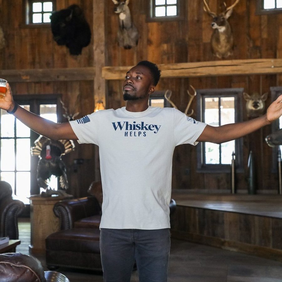 Grunt Style Whiskey Helps™ T-Shirt - Sand T-Shirt