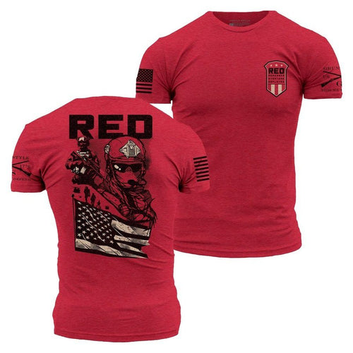 Grunt Style RED Mission T-Shirt - Red T-Shirt