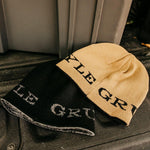 Black and Tan Reversible Beanie | Grunt Style 