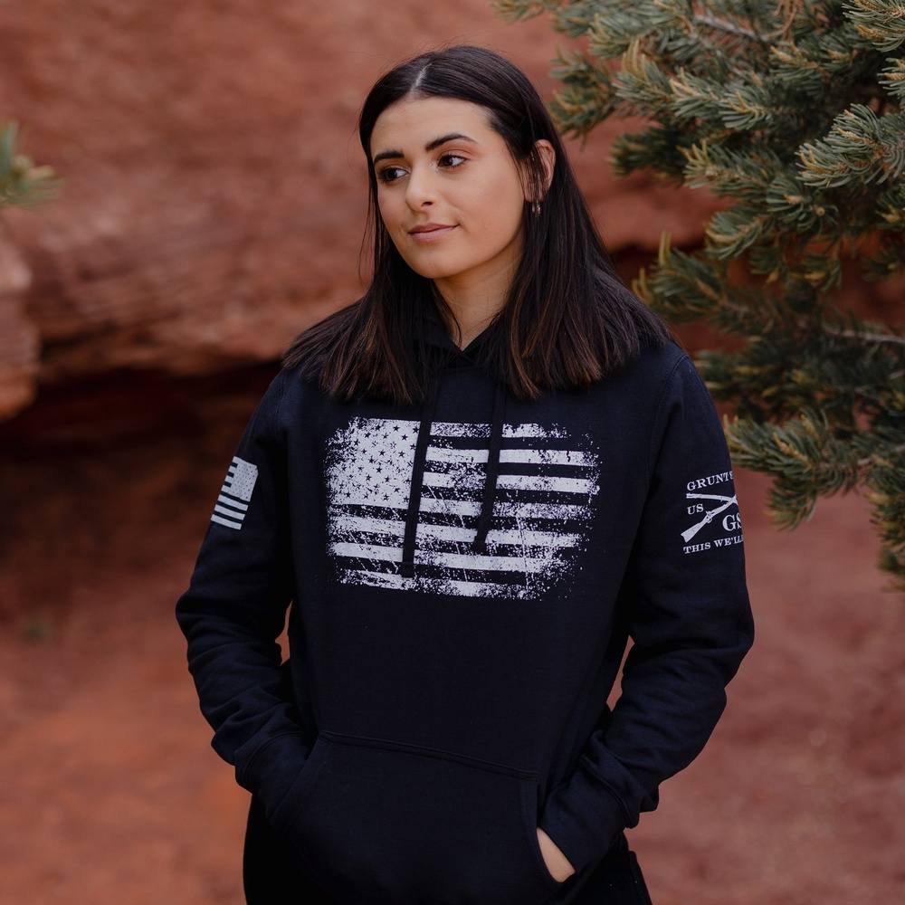 Women's Hoodie | American Flag Sweatshirt – Grunt Style, LLC