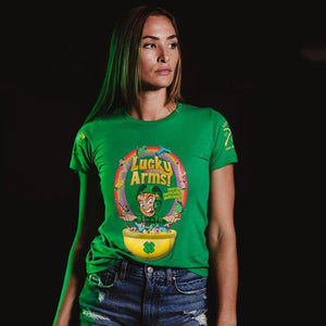 Women's Lucky Arms T-Shirt - Green