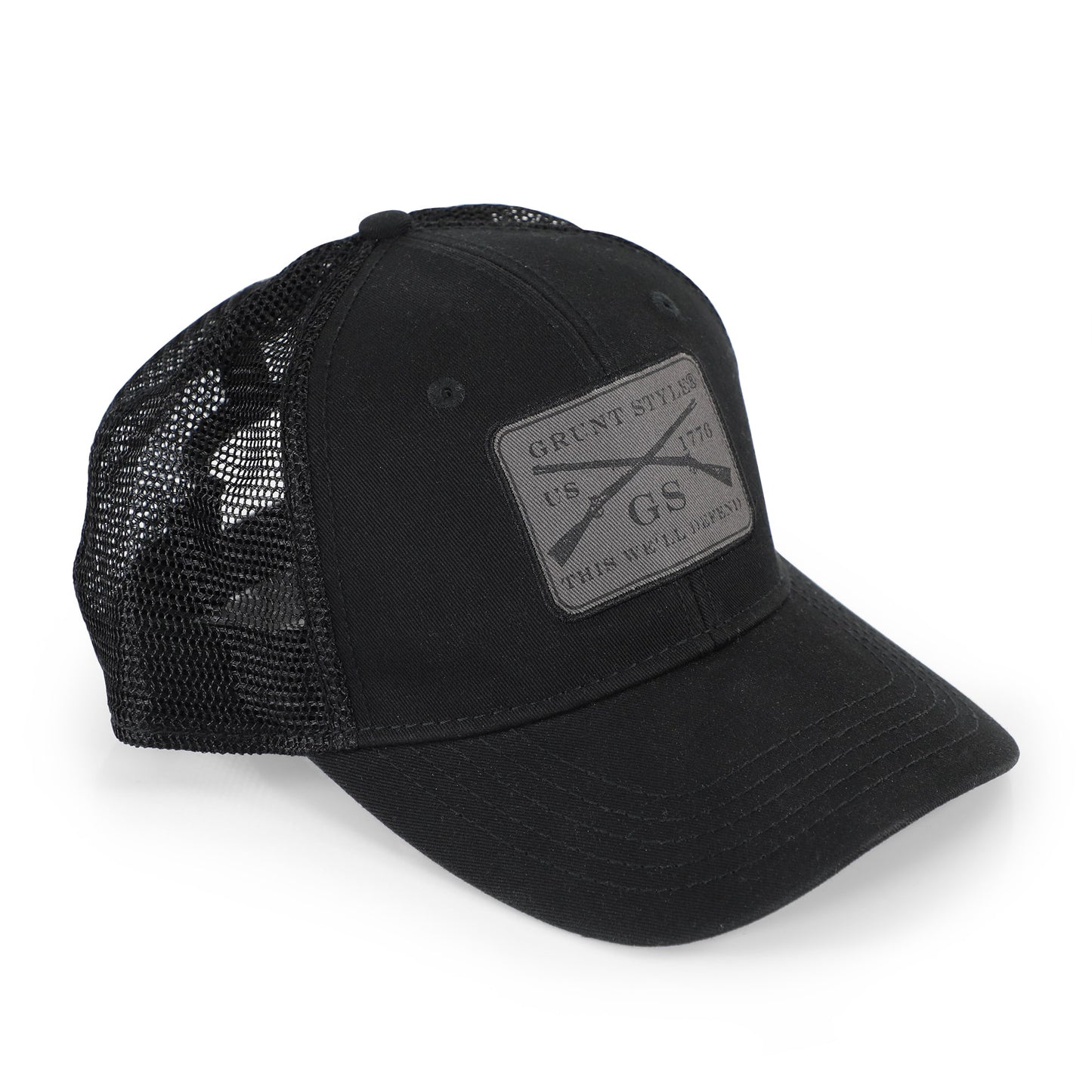 Grunt Style Black Twill Logo Hat | Grunt Style 