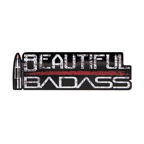 Beautiful Badass sticker | Grunt Style
