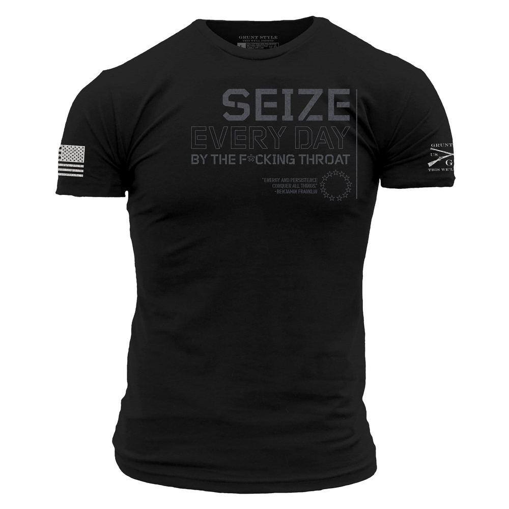 Men's Seize Every Day T-Shirt Black – Grunt