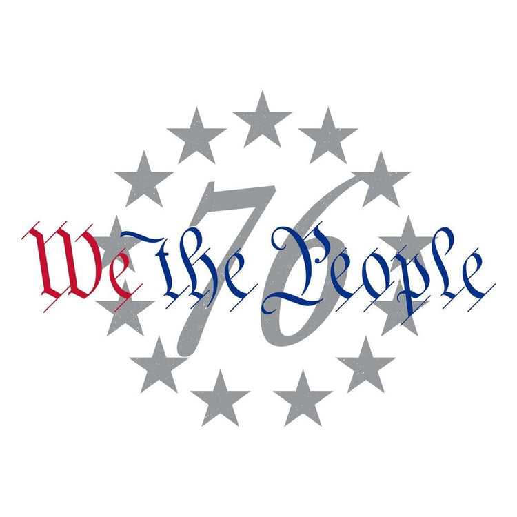 Men's White Tank 76 We The People   | Grunt Style 